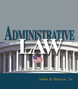 Paperback Administrative Law Book