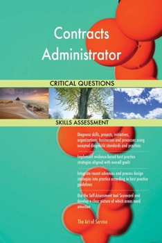 Paperback Contracts Administrator Critical Questions Skills Assessment Book