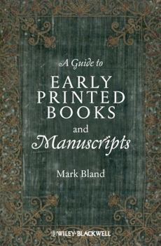 Paperback A Guide to Early Printed Books and Manuscripts Book