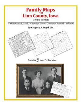 Paperback Family Maps of Linn County, Iowa Book