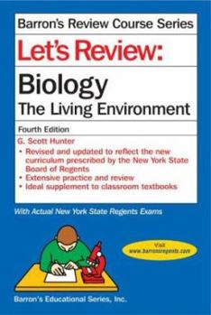 Paperback Let's Review Biology-The Living Environment Book