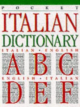 Paperback Italian Dictionary (Pocket dictionary) (English and Italian Edition) [Italian] Book