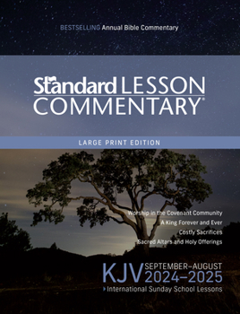 Paperback KJV Standard Lesson Commentary(r) Large Print Edition 2024-2025 Book