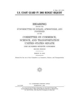 U.S. Coast Guard FY 2003 budget request