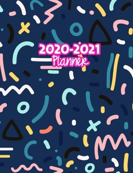 2020-2021 Planner: Two Year Calendar Organizer and Goal Journal | January 2020 - December 2021 Daily, Weekly and Monthly Planner Book with Back Sticker Expression Wall for 2 Years | Design Code 729914