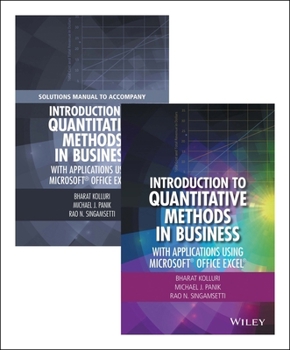 Hardcover Introduction to Quantitative Methods in Business: With Applications Using Microsoft Office Excel Set Book
