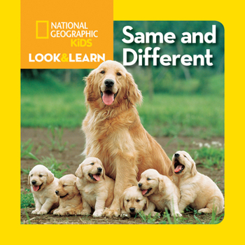 Board book National Geographic Kids Look and Learn: Same and Different Book