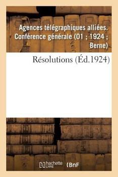 Paperback Résolutions [French] Book
