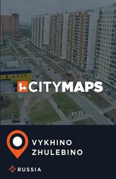 Paperback City Maps Vykhino-Zhulebino Russia Book