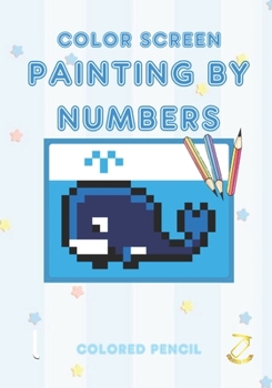 Paperback Color Screen Painting by Numbers Book