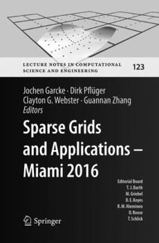 Paperback Sparse Grids and Applications - Miami 2016 Book