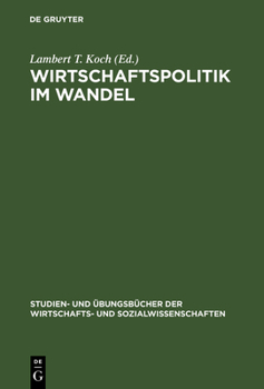 Hardcover Wirtschaftspolitik im Wandel [German] Book