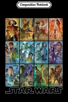 Composition Notebook: Star Wars Celebration Mural Art Panels  Journal/Notebook Blank Lined Ruled 6x9 100 Pages