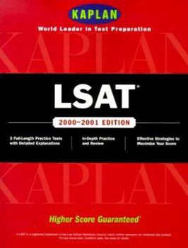 Paperback Kaplan LSAT: Law School Admission Test Book