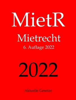 Paperback MietR, Mietrecht, Aktuelle Gesetze [German] Book