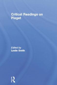Paperback Critical Readings on Piaget Book