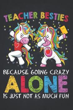 School Supplies: Gymnastics Teacher Besties Dabbing Unicorn Crazy Exercise Composition Notebook College Students Wide Ruled Line Paper Teach Gymnast Girl Turns Flips Beam Might Flip PE Teaching 6x9