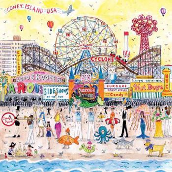 Toy Michael Storrings Summer at the Amusement Park 500 Piece Puzzle Book