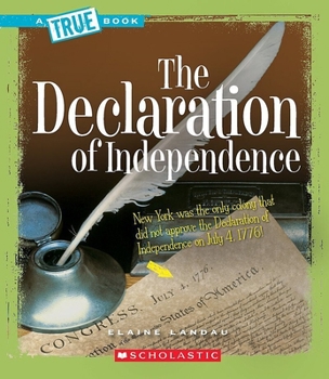Paperback The Declaration of Independence (a True Book: American History) Book