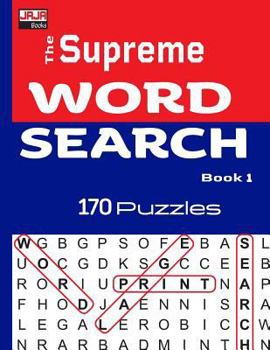 Paperback The Supreme WORD SEARCH Puzzle Book 1 Book