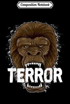 Composition Notebook: Gorilla On Rampage Rage Monkey Ape Destruction  Journal/Notebook Blank Lined Ruled 6x9 100 Pages