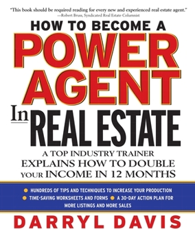 Paperback How to Become a Power Agent in Real Estate (Pb) Book