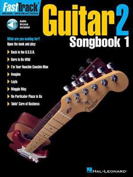 Paperback Fasttrack Guitar Songbook 1 - Level 2 Book/Online Audio [With CD] Book
