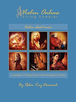 Paperback Violin Online String Sampler: Violin Sheet Music Book