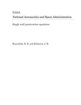 Paperback Single Wall Penetration Equations Book