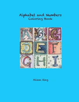 Paperback Fantasy Alphabet and Numbers: Coloring Book