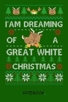 I´am dreaming of a great white Christmas: Notebook I Journal for writing I Composition Book I Squared paper / quad paper I with integrated page ... Diary  I 120 Pages I "6x9" I A5 I Soft Cover