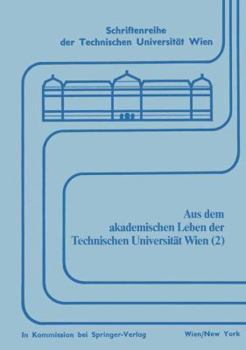 Aus Dem Akademischen Leben Der Technischen Universitat Wien (2)
