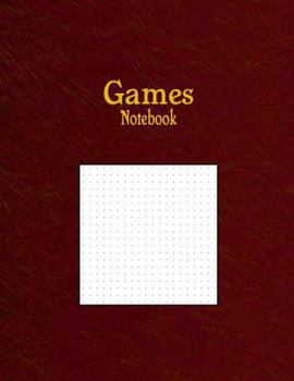Games Notebook: 1/5" Cross Grid Graph Paper Rule