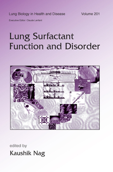 Hardcover Lung Surfactant Function and Disorder Book
