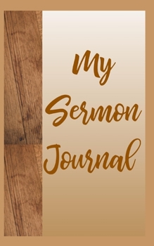 Paperback My Sermon Journal Book