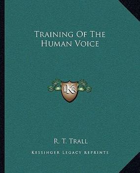 Training Of The Human Voice