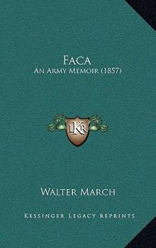 Paperback Faca: An Army Memoir (1857) Book