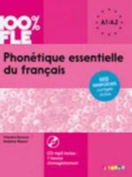 Paperback Phonétique essentielle du français niveau A1 A2 - Livre + CD mp3 (French Edition) [French] Book