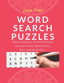 Paperback LARGE PRINT Word Search Puzzles: funster large print word search puzzles, large print word search, brain games large print word search, large print wo Book