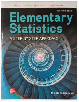 Paperback Elementary Statistics: A Step By Step Approach ISE Book