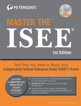 Paperback Master the ISEE Book