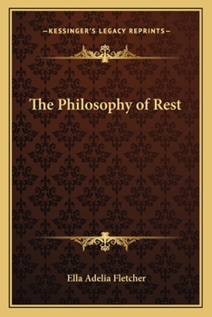 Paperback The Philosophy of Rest Book