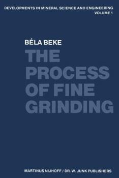 Paperback The Process of Fine Grinding Book