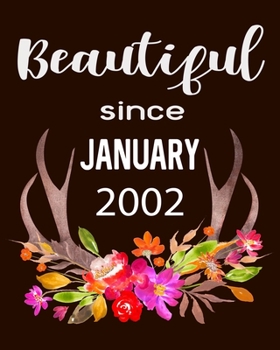 Beautiful Since January 2002: Hunting Hobby 2020 Monthly Planner Dated Journal 8 x 10 110 pages