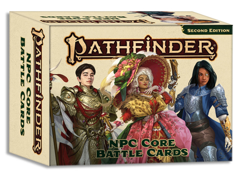 Hardcover Pathfinder Npc Core Battle Cards (P2) Book