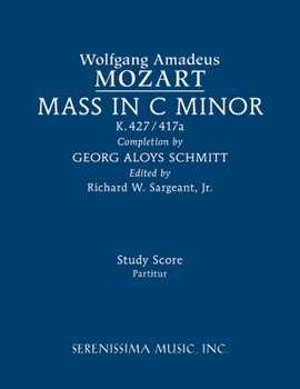 Paperback Mass in C minor, K.427/417a: Study score [Latin] Book