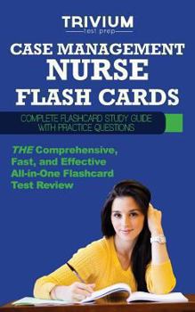 Paperback Case Management Nurse Flash Cards: Complete Flash Card Study Guide with Practice Test Questions Book