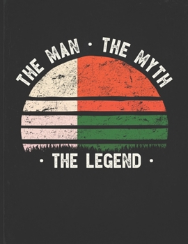 The Man The Myth The Legend: Madagascar Flag Sunset Personalized Gift Idea for Malagasy Coworker Friend or Boss  2020 Calendar Daily Weekly Monthly Planner Organizer