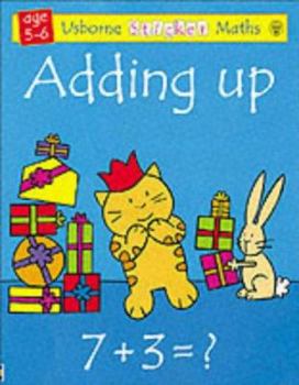 Paperback Adding (Usborne Sticker Maths) Book