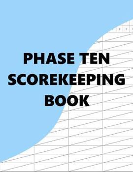 Paperback Phase Ten Scorekeeping Book
